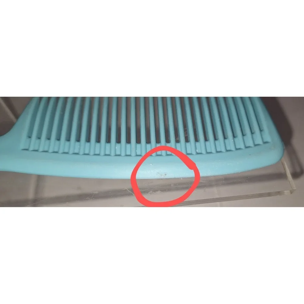 Vtg 70s Avon Seahorse Aqua Blue Detangling Comb